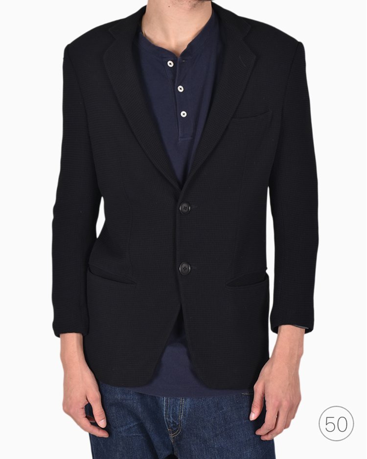 Blazer Giorgio Armani Original Texturizado Preto Masculino
